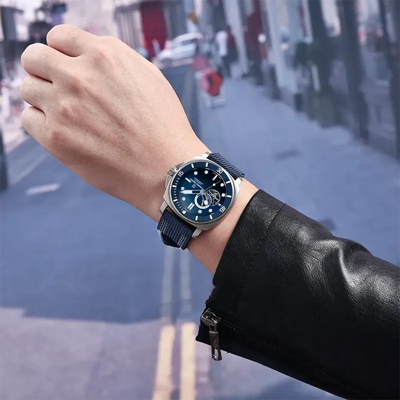 Pagani Design PD-1736 Open Heart Automatic Blue Men's Watch